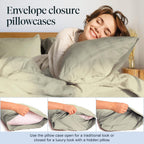 LuxClub 6 PC Queen Sheet Set Bamboo Sheets Deep Pockets 18" Eco Friendly Wrinkle Free Cooling Sheets Machine Washable Hotel Bedding Silky Soft - Light Taupe Queen