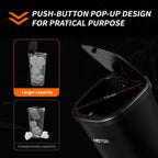 HOTOR Car Trash Can, Car Trash Cup with 30 Additional Car Trash Bags for Exclusive Using, Multipurpose Trash Can for Car, Office &amp; Home to Meet Various Needs - 2 Packs