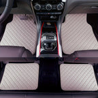 Upgrade Your Car With 4pcs Universal Waterproof Leather Car Floor Mats - Front &amp; Rear Full Set!
