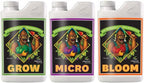 Advanced Nutrients pH Perfect Grow, Micro, Bloom 4L, 3-Part Base Nutrient, 4 Liters Each