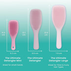 Tangle Teezer | The Large Ultimate Detangler Hairbrush for Wet &amp; Dry Hair | Long, Thick, Curly, Textured Hair | Eliminates Knots &amp; Reduces Breakage | Rose/Sage