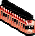 NO2 Nitric Oxide Supplement with L-Arginine, A-AKG, A-AKIC, and OKG for Muscle Vascularity, Pumps, Growth, and Energy Pre Workout N.O. Booster & Muscle Builder Bundle Packs (12)