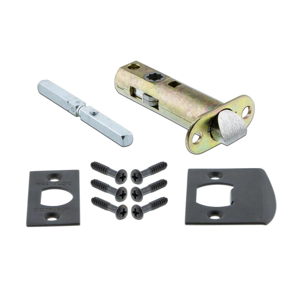 Craftsman Plate 2-3/8 in. Backset Oil-Rubbed Bronze PassaHall/Closet Craftsman Door Knob