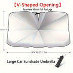 Protect Your Car From The Sun With This Universal Windshield Sun Visor!
