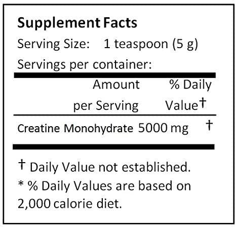 NuSci 100% Pure Creatine Monohydrate Micronized Powder (5000 Grams (11 lb))