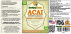 Acai (Euterpe oleracea) Tincture, Organic Berries Liquid Extract (Brand Name: HerbalTerra, Proudly Made in USA) 30x2 fl.oz (30x60 ml)
