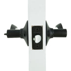 Zacoti Matte Black Keyed Entry Door Lever