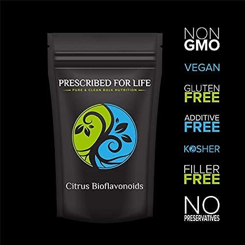 Prescribed for Life Citrus Bioflavonoids Powder | Pure Powdered Flavonoid Complex for Antioxidant, Circulation, & Ear Health Support (Citrus Limonium, Paradisi, Sinensis) 25 kg