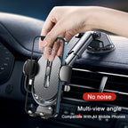 1pc Car Suction Cup Phone Holder, Car Air Vent Mounting Bracket, Car GPS Navigation Stand Rack For All Mobile Phones