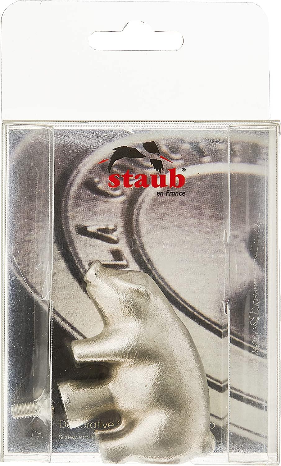 STAUB 40510-657-9 Animal Knob, One Size, Pig