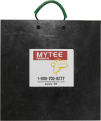 Mytee Medium Outrigger Pad 18" x 18" x 1.5" Thick for Crane, Wrecker, Tow Truck, Service Truck - Black (2 Pack)