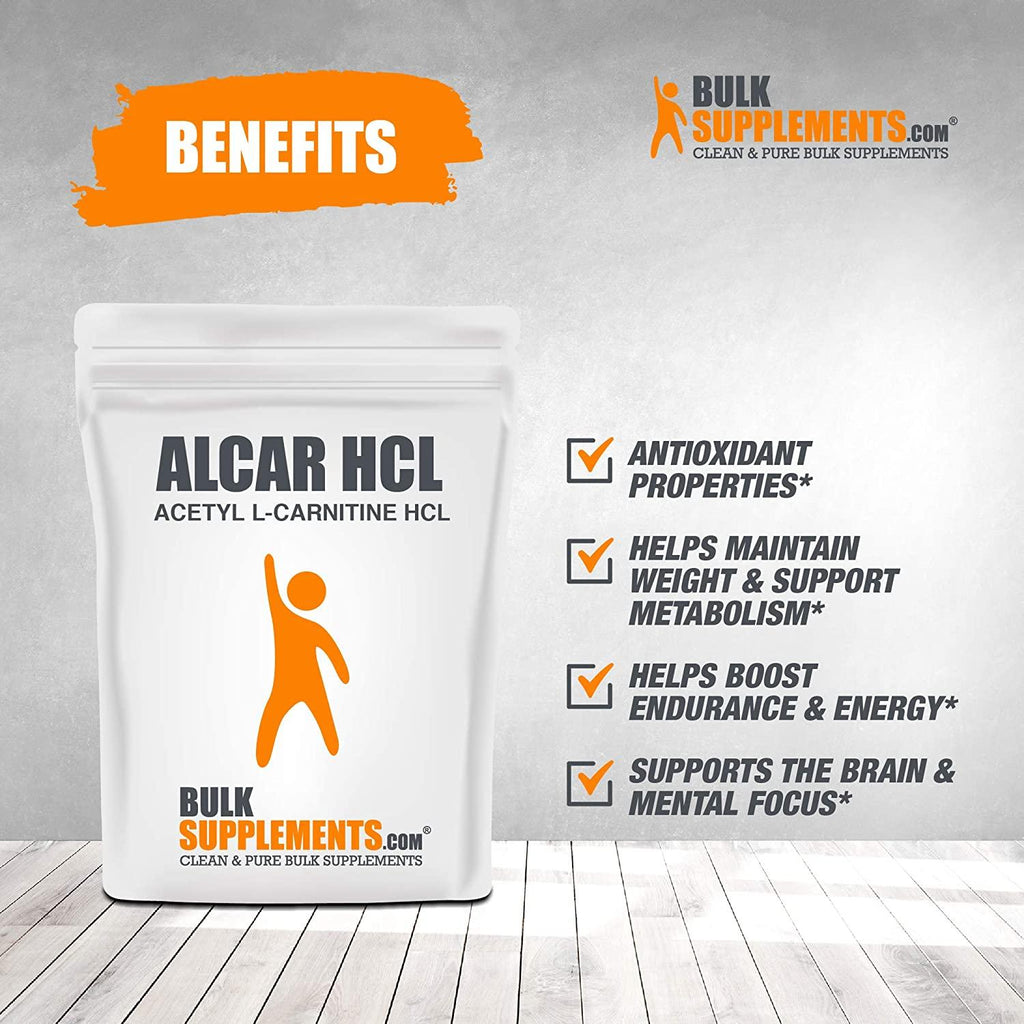 BulkSupplements.com ALCAR HCl (Acetyl L-Carnitine HCl) (5 Kilograms - 11 lbs)