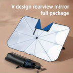 2023 Car Sun Umbrella: Innovative Telescopic Sun Visor for Heat Insulation &amp; Shade Protection!