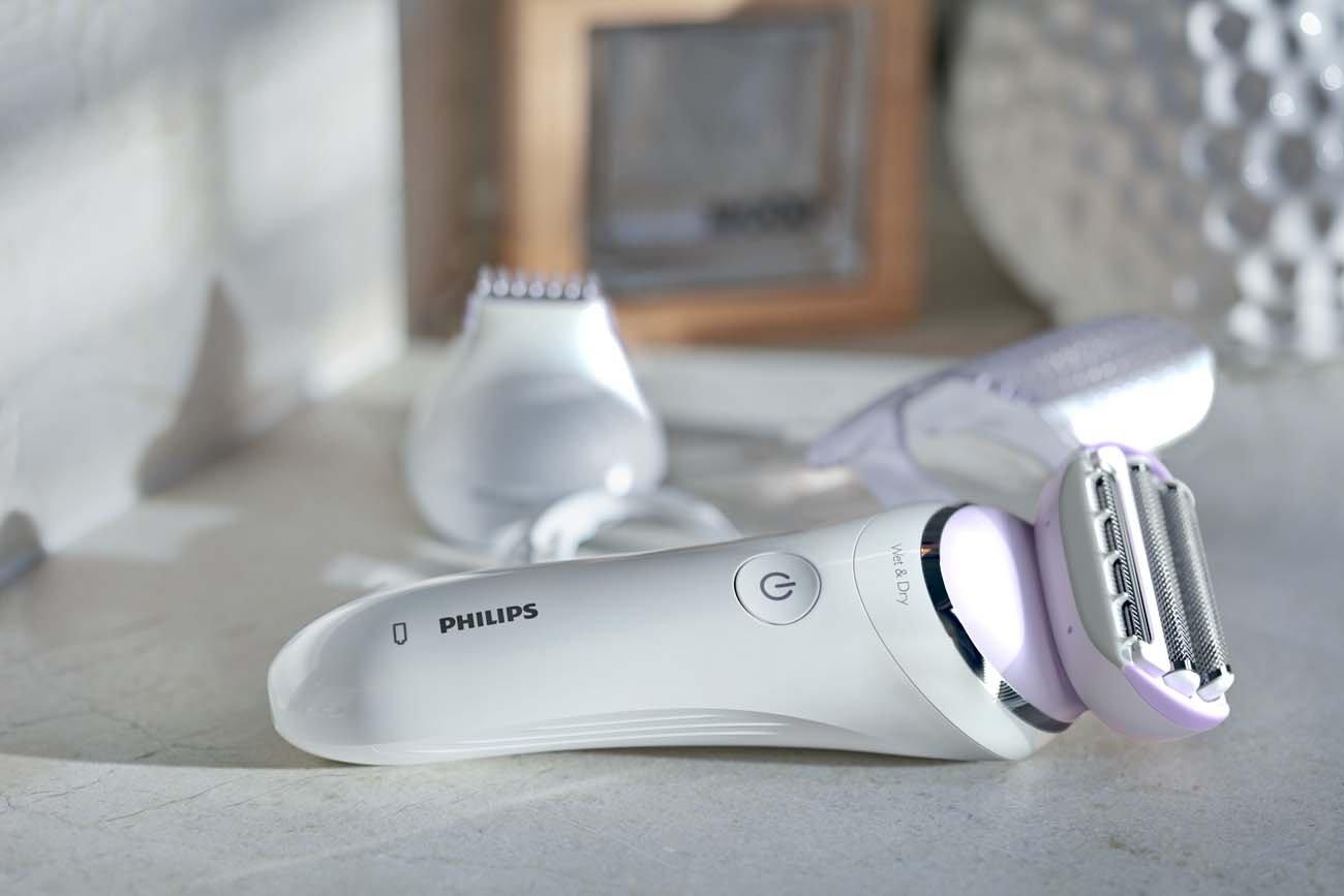 SatinShave PrestiWomen's Electric Shaver, Cordless Hair Removal with