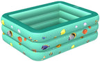 Pinkpaopao Swimming Pool for Kids, 51x 33.4X 19.7in Inflatable Kiddie Pool, Blow UP Swimming Pool for Outdoor, Backyard, Above Ground, Garden, Adults, Famlily, Babies Toddlers Ages 3+