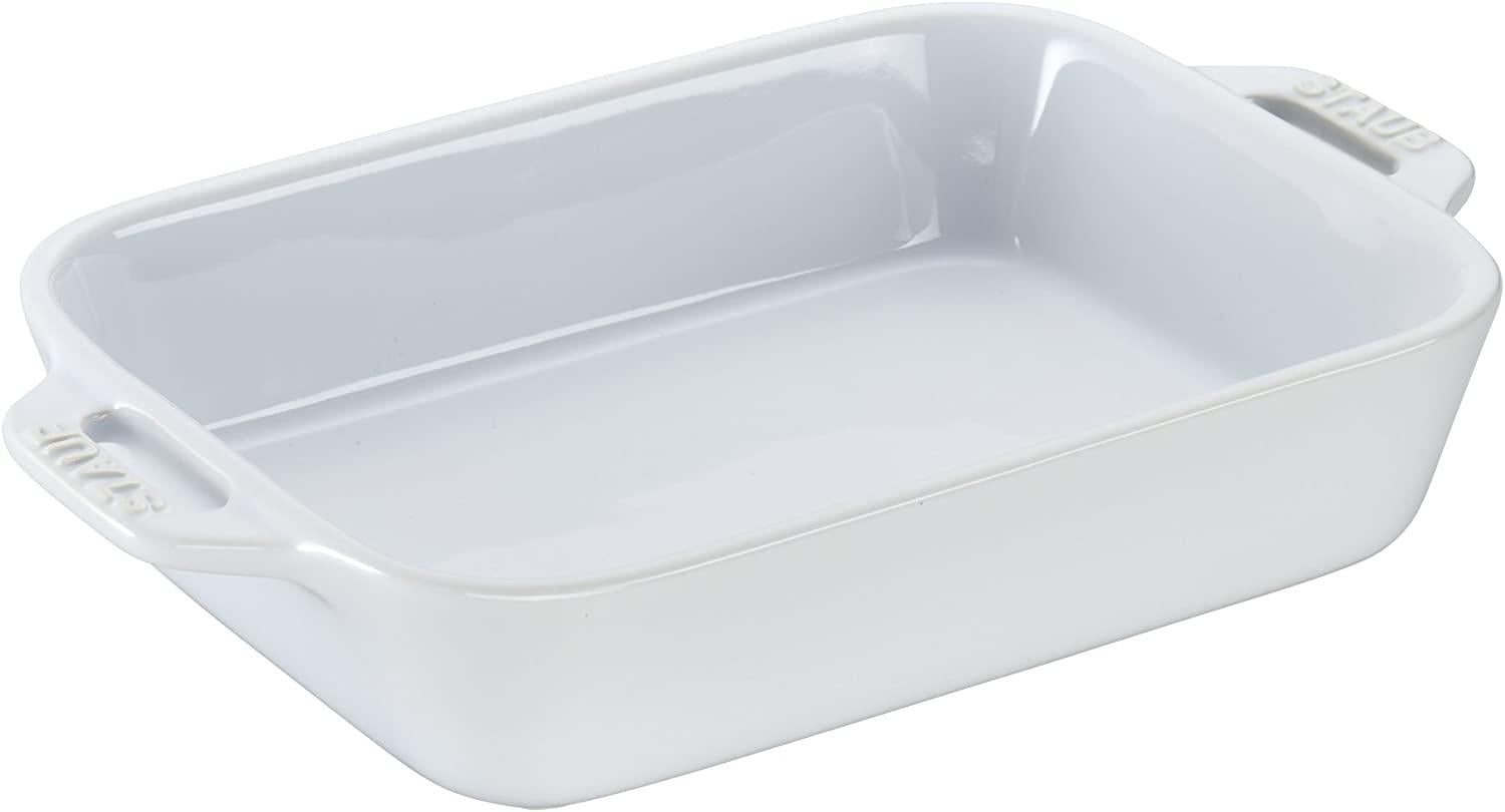 STAUB Ceramics Baking Dish Set, 4 pc, White