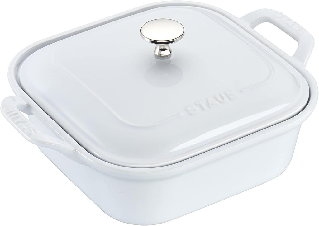 STAUB Ceramics Baking Dish Set, 4 pc, White