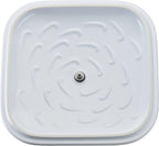 STAUB Ceramics Square Covered Baking Dish, 9x9-inch, White
