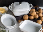 STAUB Ceramics Baking Dish Set, 4 pc, White