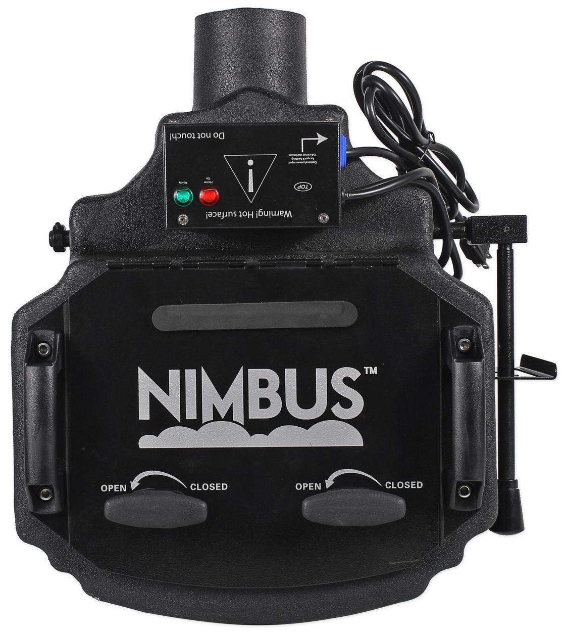 Chauvet DJ Nimbus Plug/Play Dry Ice Fog Machine+Nimbus Cart+2 Strobe Lights