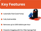 BLACK+DECKER Cover Pump, 1500 GPH Automatic