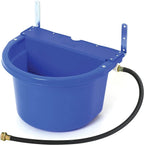 Little Giant FW16BLUE 4 Gallon Capacity Automatic Float Controlled Waterer Animal Horse & Cattle Livestock Water Trough, Blue (4 Pack)