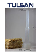 Tulsan Cow Milker Claw Cluster Complete with Silicone Liners,  Steel Shells, 240cc MilClaw, Air Tubes, Blind Stoppers Replacement Part for Any  MilMachine