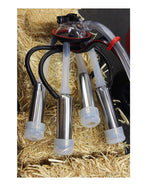 Tulsan Cow Milker Claw Cluster Complete with Silicone Liners,  Steel Shells, 240cc MilClaw, Air Tubes, Blind Stoppers Replacement Part for Any  MilMachine