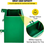 BestEquip 3 Point Ballast Box, 800lbs Capacity Hitch Ballast Box, Standard 2'' Hitch Receiver, Tractor Ballast Box with 5cu.ft Volume, Heavy Duty Steel, Fits Category 1 Tractor Attachment,Green