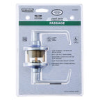 Commercial 2-3/4 in. Satin Chrome Standard Duty PassaHall/Closet Door Lever