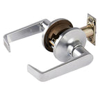Commercial 2-3/4 in. Satin Chrome Standard Duty PassaHall/Closet Door Lever