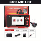 Professional Automotive Scanner: LAUNCH X431 CRP123 OBD2 - Engine, ABS, SRS &amp; AT Code Reader - Lifetime Updates!