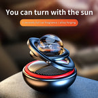 Solar-Powered Car Aromatherapy: Revitalize Your Car's Interior with this Rotating Air Freshener &amp; Purifier!
