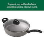 Ballarini Parma Forged Aluminum 3.8-qt Nonstick Saute Pan with Lid, Made in Italy