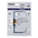 Commercial 2-3/4 in. Satin Chrome Privacy Bed/Bath Door Lever