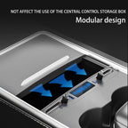 ELENAT for Tesla USB Hub,Fast Charge with Cable Adapter for Tesla Model 3 Model Y Accessories 2023 2023 2023 Docking Station of Center Console for Tesla Interior