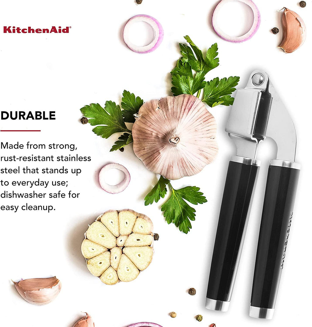 KitchenAid Classic Garlic Press, One Size, Black