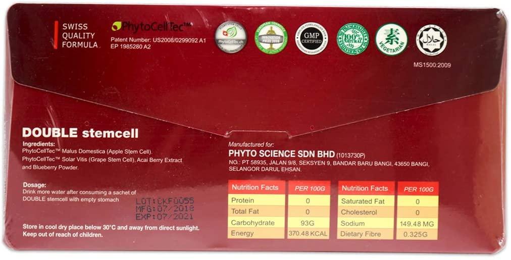 30 Pack PhytoScience Double Stem Cell StemCell Anti Aging Swiss Quality Formula Expiry03/2023