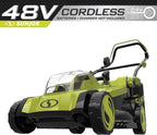 Sun Joe 24V-X2-17LM-CT 48-Volt 17-Inch Cordless Mulching Lawn Mower w/ 11-Gallon Grass Catcher, Tool Only (Battery + Charger Not Included)