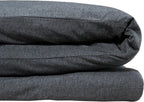Calvin Klein Modern Cotton Body Solid 1 Piece Duvet Cover, King Size, Cotton Modal 170 GSM (Charcoal)
