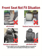 9pcs Polyester Fabric Car Seat Cover Universal Style Multi-color