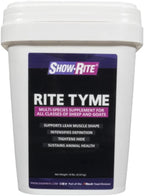Show-Rite Rite TYME Sheep & Goat Supplement 10lb Pail