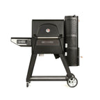 Charcoal Grill Smoker Digital Temp Cart-Style Bluetooth Steel Black