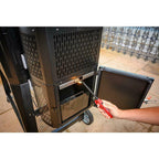 Charcoal Grill Smoker Digital Temp Cart-Style Bluetooth Steel Black