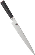 Miyabi Kaizen Slicing Knife, Medium, Black with Red Accent