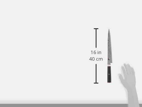 Miyabi Kaizen Slicing Knife, Medium, Black with Red Accent