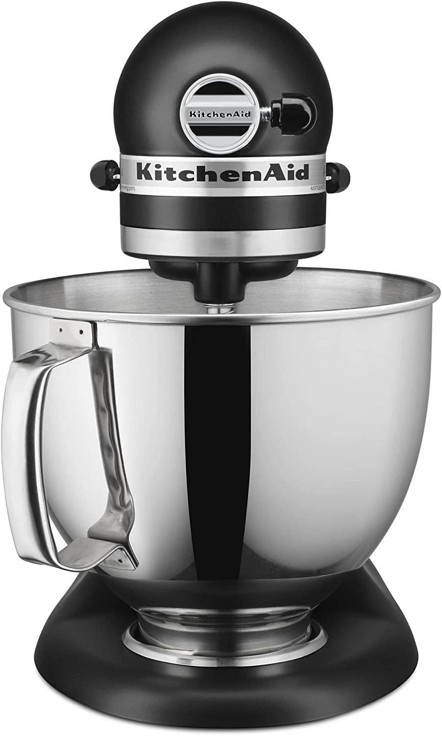 KitchenAid 5-Qt. Tilt-Head Stand Mixer KSM150PSBM Artisan Series, 5 Quart, Black Matte
