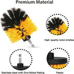 5/8/22pcs, Drill Brush Attachment Set, 7 Pack 1/4in Power Scrubber Brush + Extend Long Attachment, Brush Drill Attachment, Power Cleaning Scrub Brush For Bathroom, Tub, Tile, Corner, Floor
