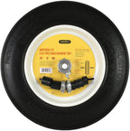 Flat Free Tire Universal Wheelbarrow 14.5"D x 3.2"W, 5/8in Axle
