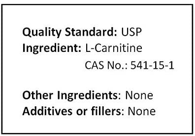 NuSci L-Carnitine Pure Powder Energy (2270g (5.0 Lb))